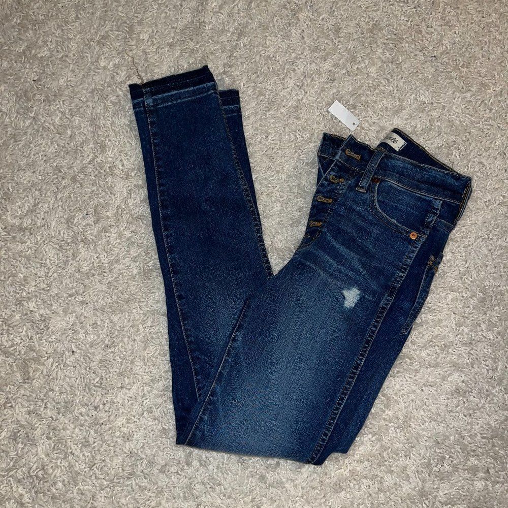 New madewell 10" high rise skinny jeans size 23